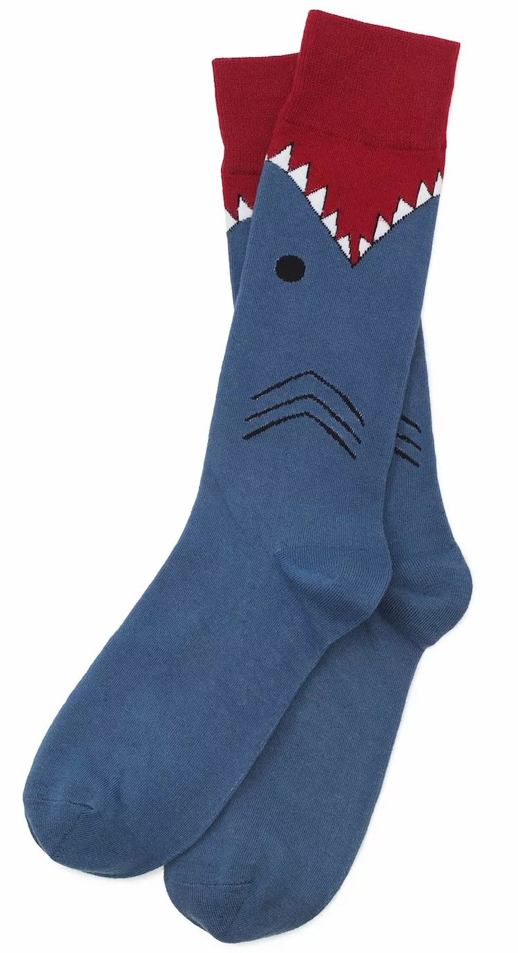 Shark Socks for a White Elephant Gift Exchange