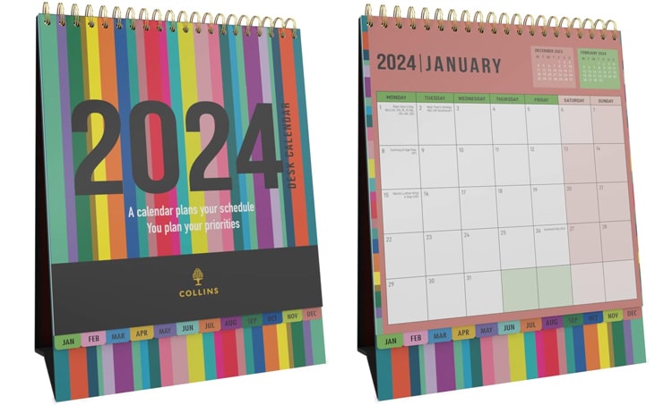 2024 desk calendar