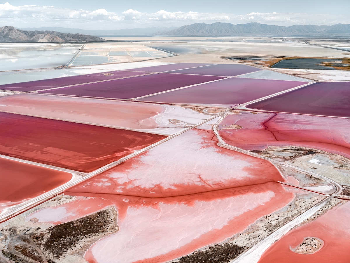 Aerial Photo of Salt Basins