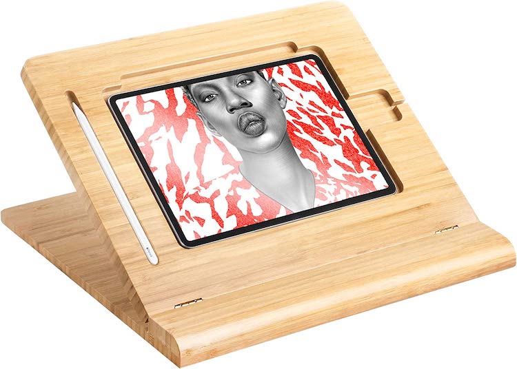 Bamboo Tablet Stand