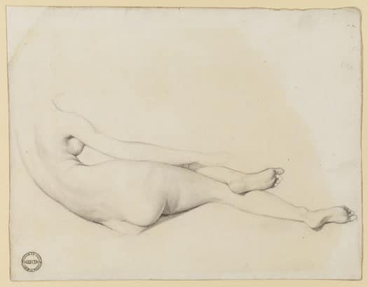 Figure Drawing by Ingres