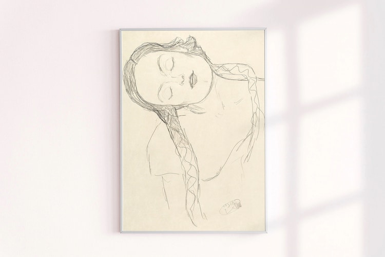 Klimt Drawing Print