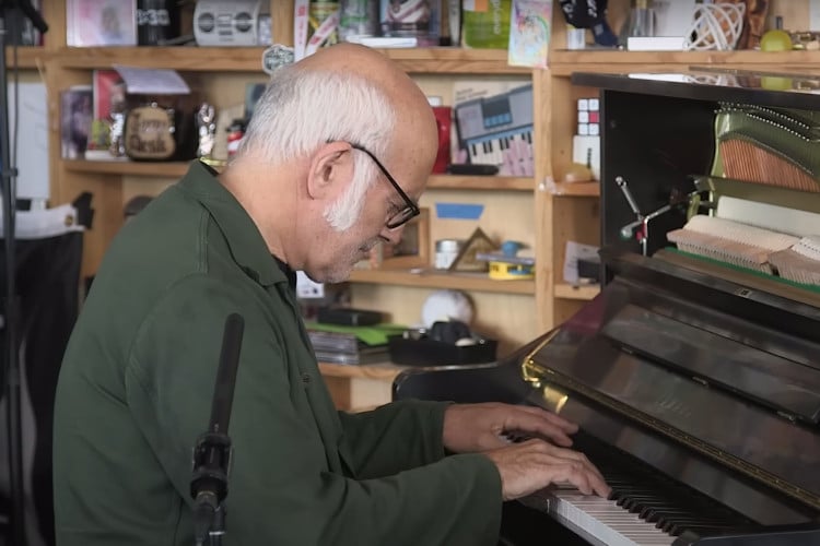 Ludovico Einaudi Performs His Timeless Classical Piano Compositions at His ‘Tiny Desk Concert'