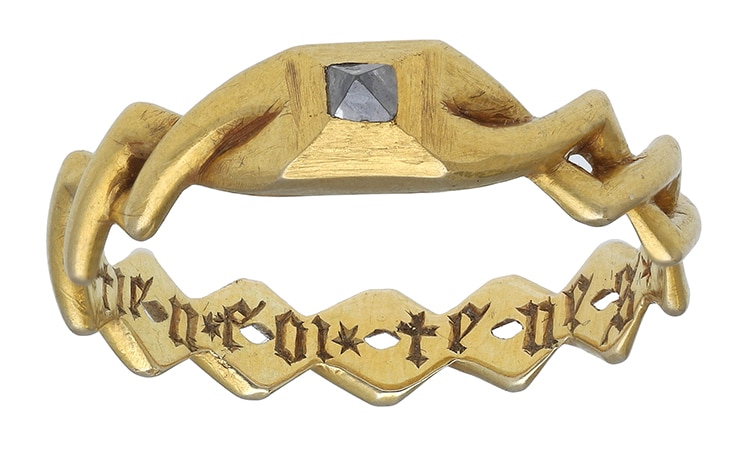 Metal Detectorist in the UK Finds a Medieval Diamond Wedding Ring