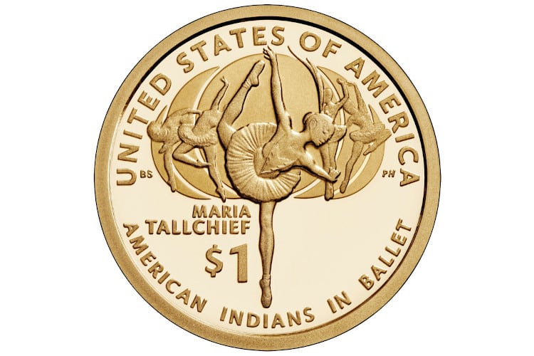 Trailblazing Native American Ballerinas Known as the “Five Moons” Will Be Featured on the $1 Coin