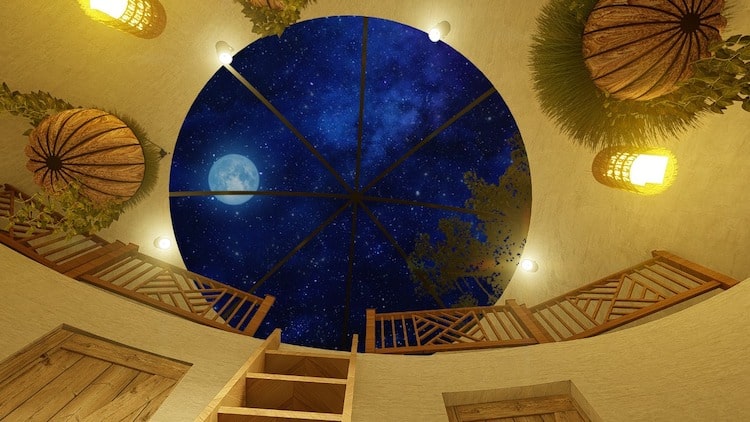 Skylight at Oculis Lodge