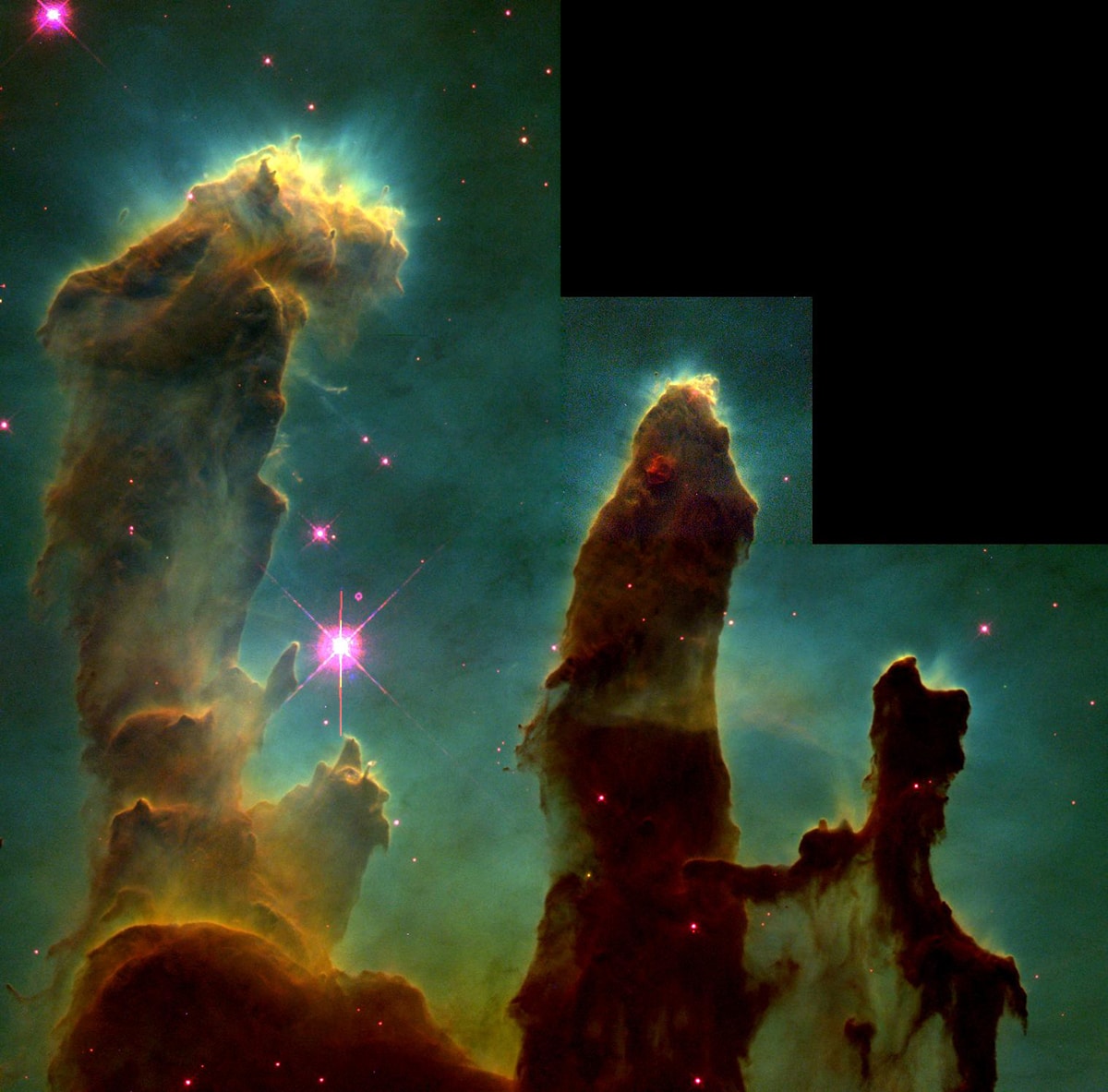 Pillars of Creation HUbble