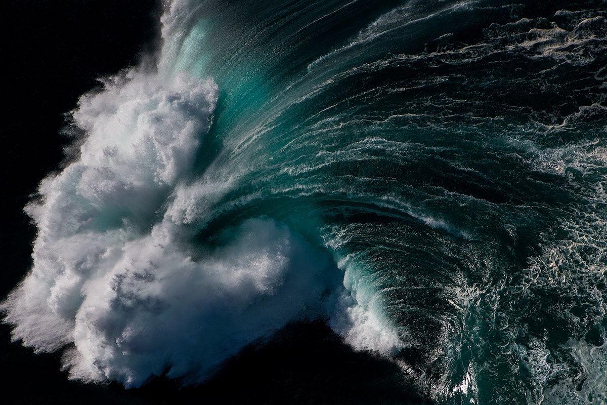 Photo of a Crashing Wave by Ray Collins