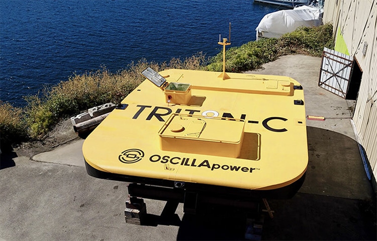 The Triton Wave Energy Converter Is Launched and Ready For A Trial Run