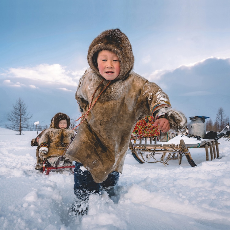 Nenets Children in Russia
