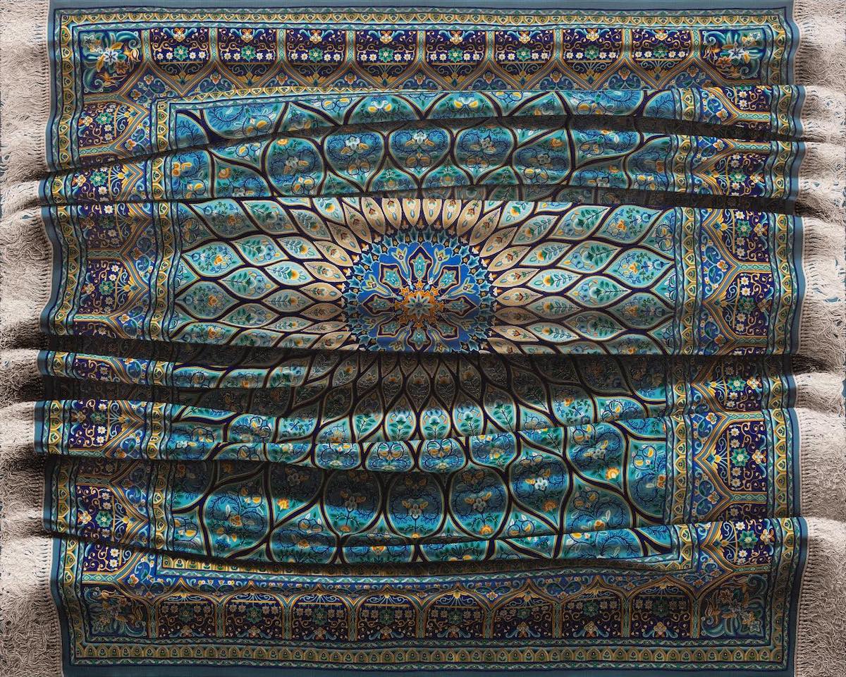 Hyperrealistic Paintings of Rugs by Antonio Santin