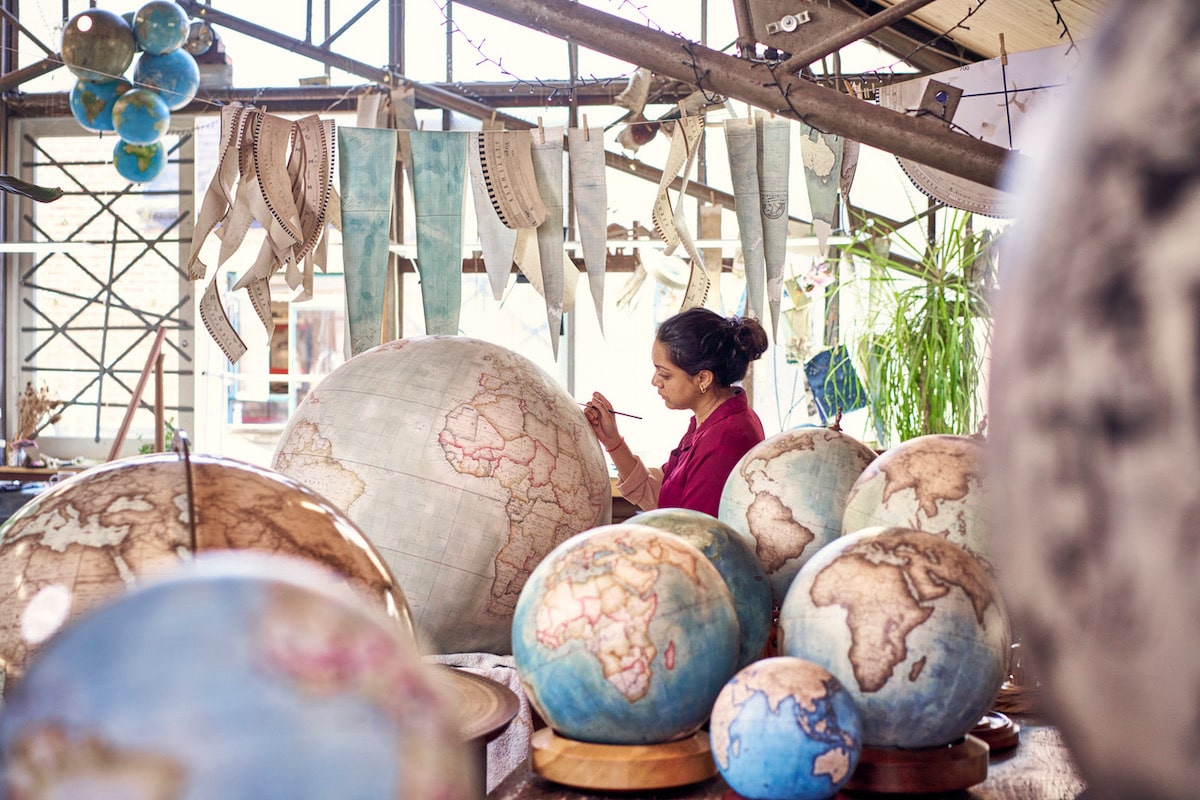 Bellerby & Co. Artisans Working on Globes