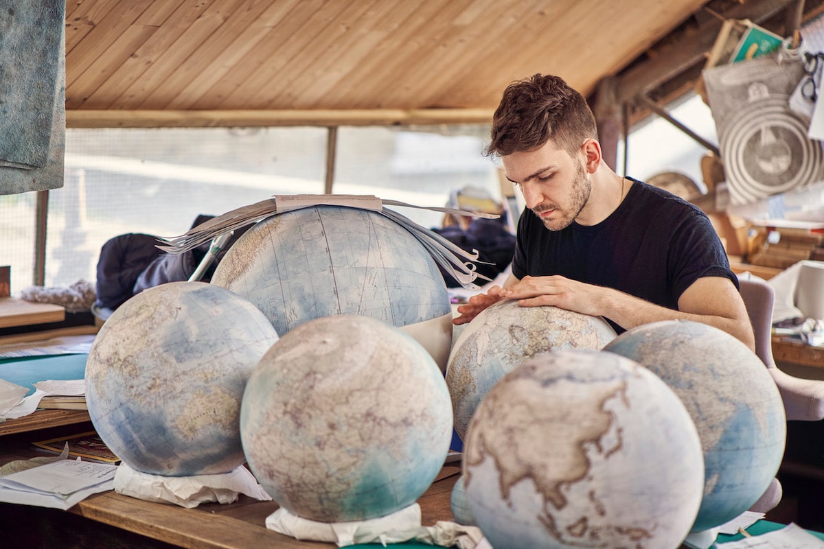 Bellerby & Co. Artisans Working on Globes