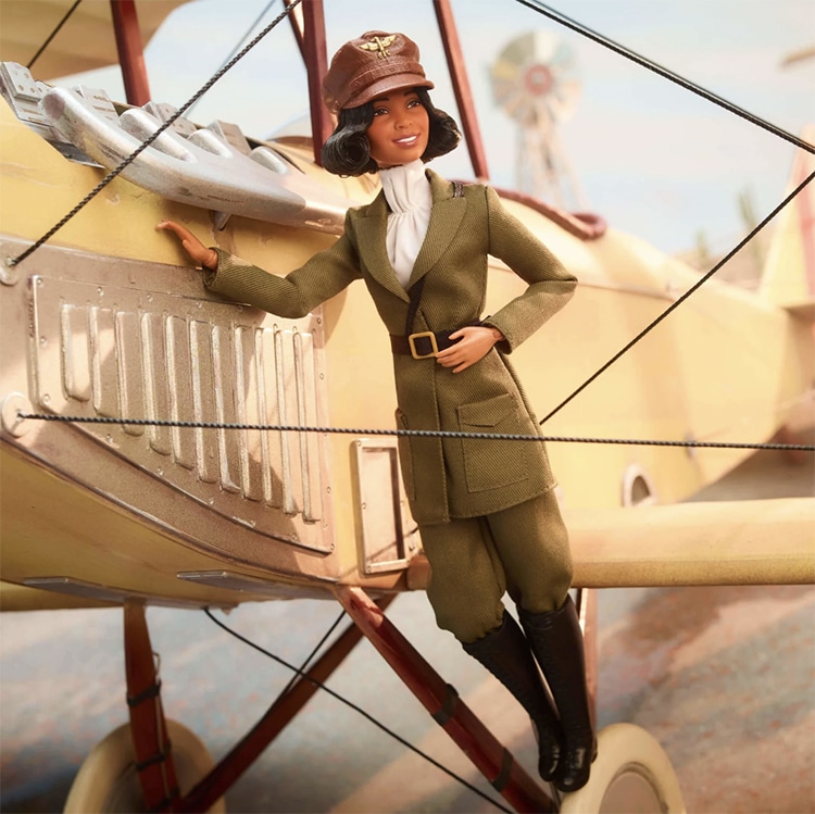 Aviator Bessie Coleman Doll Joins Barbie’s Inspiring Women Line