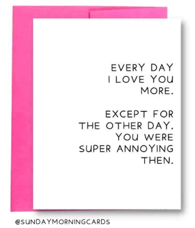 Funny Valentine's Day Card