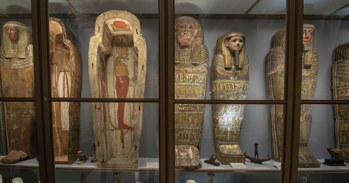 Looted “green Sarcophagus” Returned To Egypt