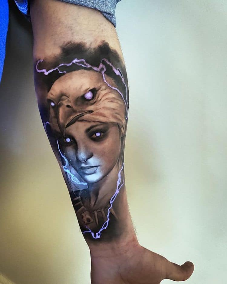 UVealism Tattoo by Jonny Hall