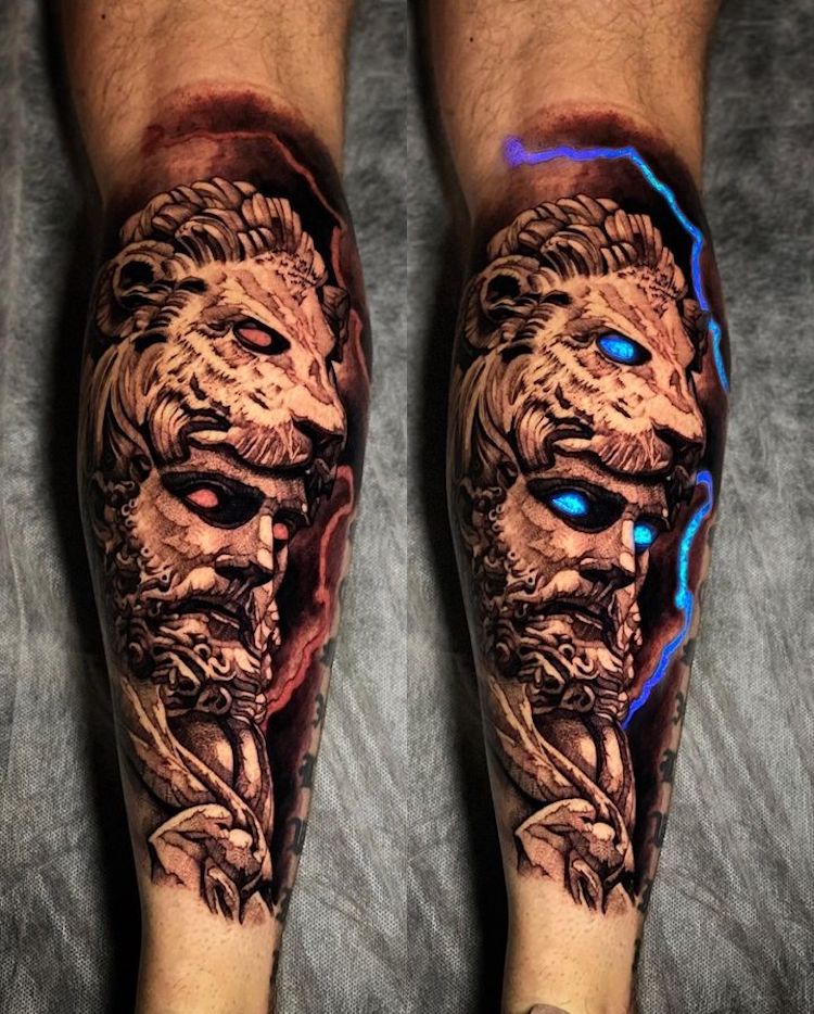 Amazing Realism UV Tattoos  This tattoo artist has a very unique