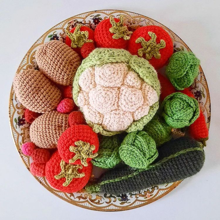 Crochet Food by Maria Skog