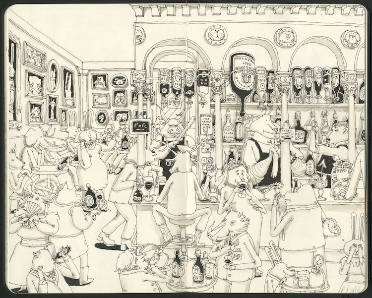 Sketchbook Doodles by Mattias Adolfsson