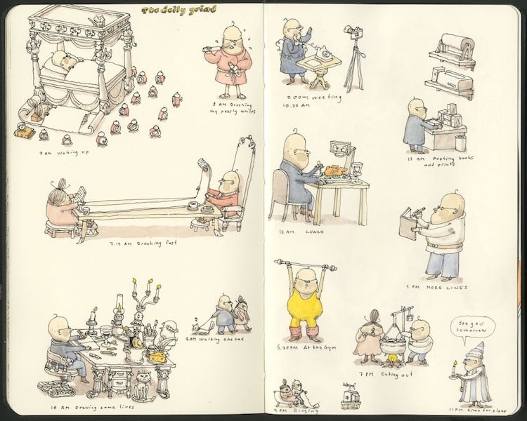 Sketchbook Doodles by Mattias Adolfsson