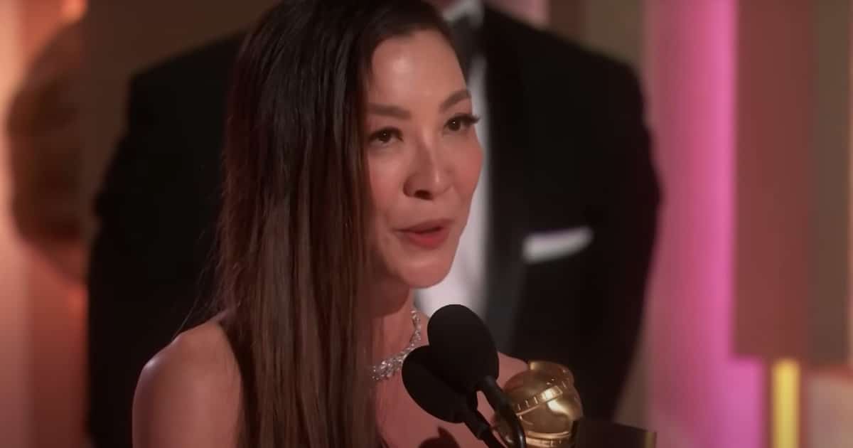 Michelle Yeoh Defied Music and Continued Her Golden Globes Speech