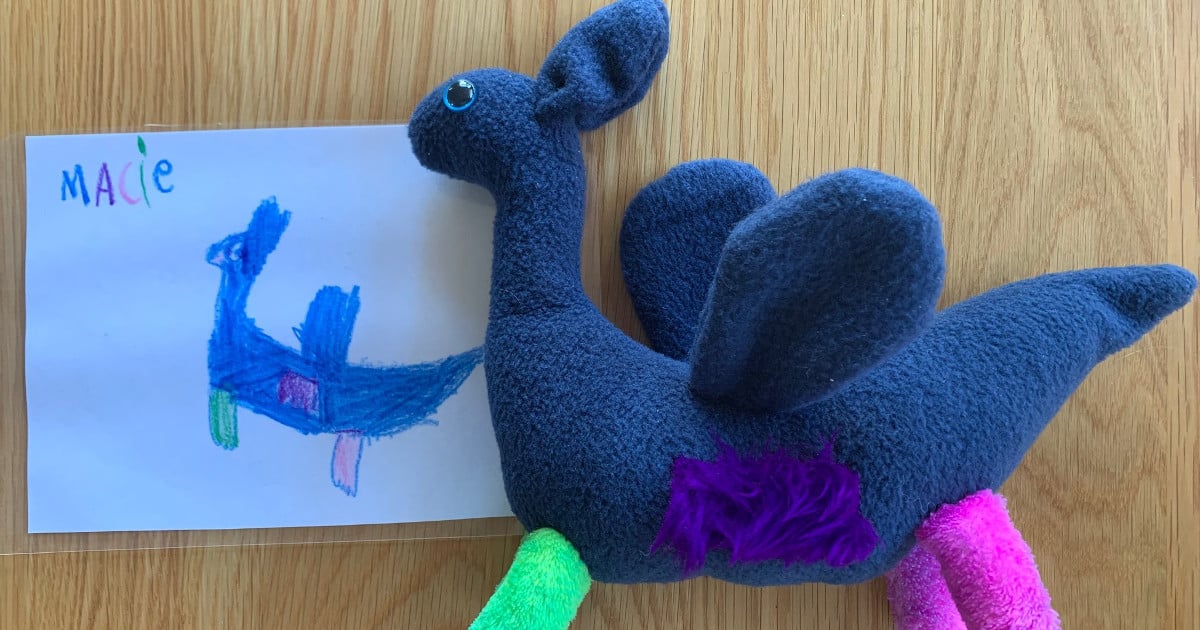 Toy Maker Brings AHeights Girl's Stuffed Animal Design To Life