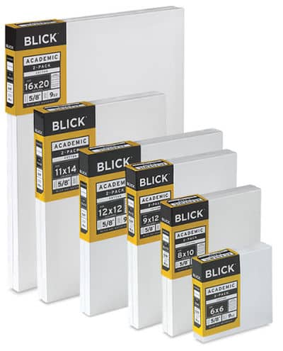 ESRICH 11x14 Canvases for Painting, 24 Pack Blank White Canvases for  Painting - 100% Cotton Paint Canvases for Oil, Acrylic & Watercolor Paint.