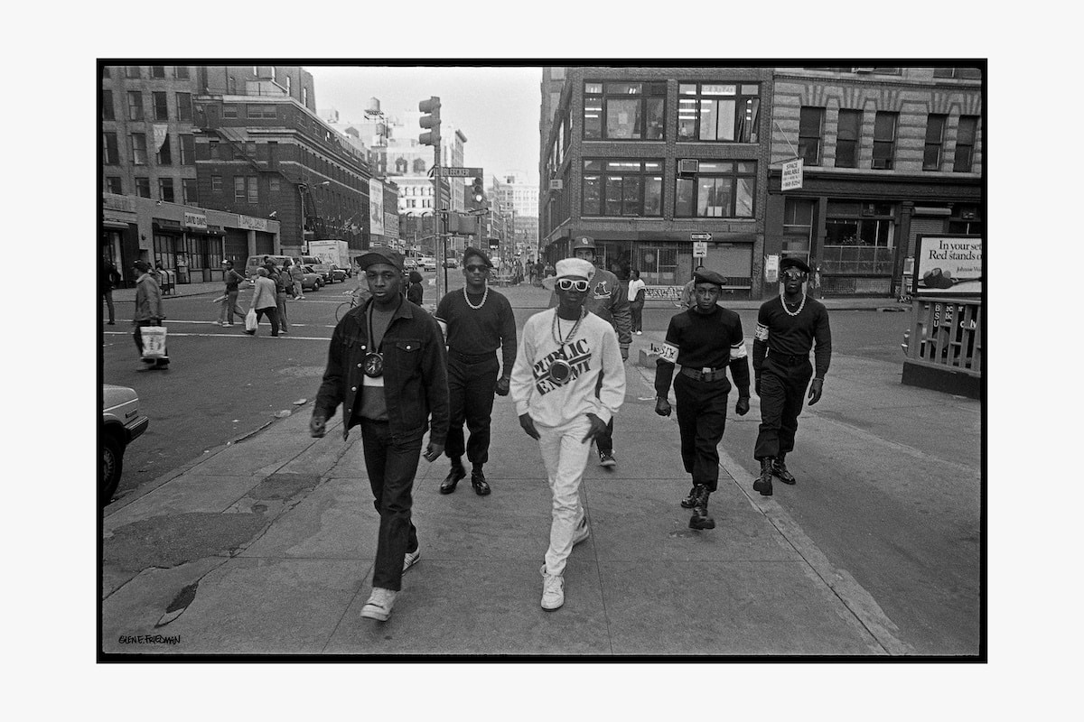 Public Enemy Walking in New York in 1986