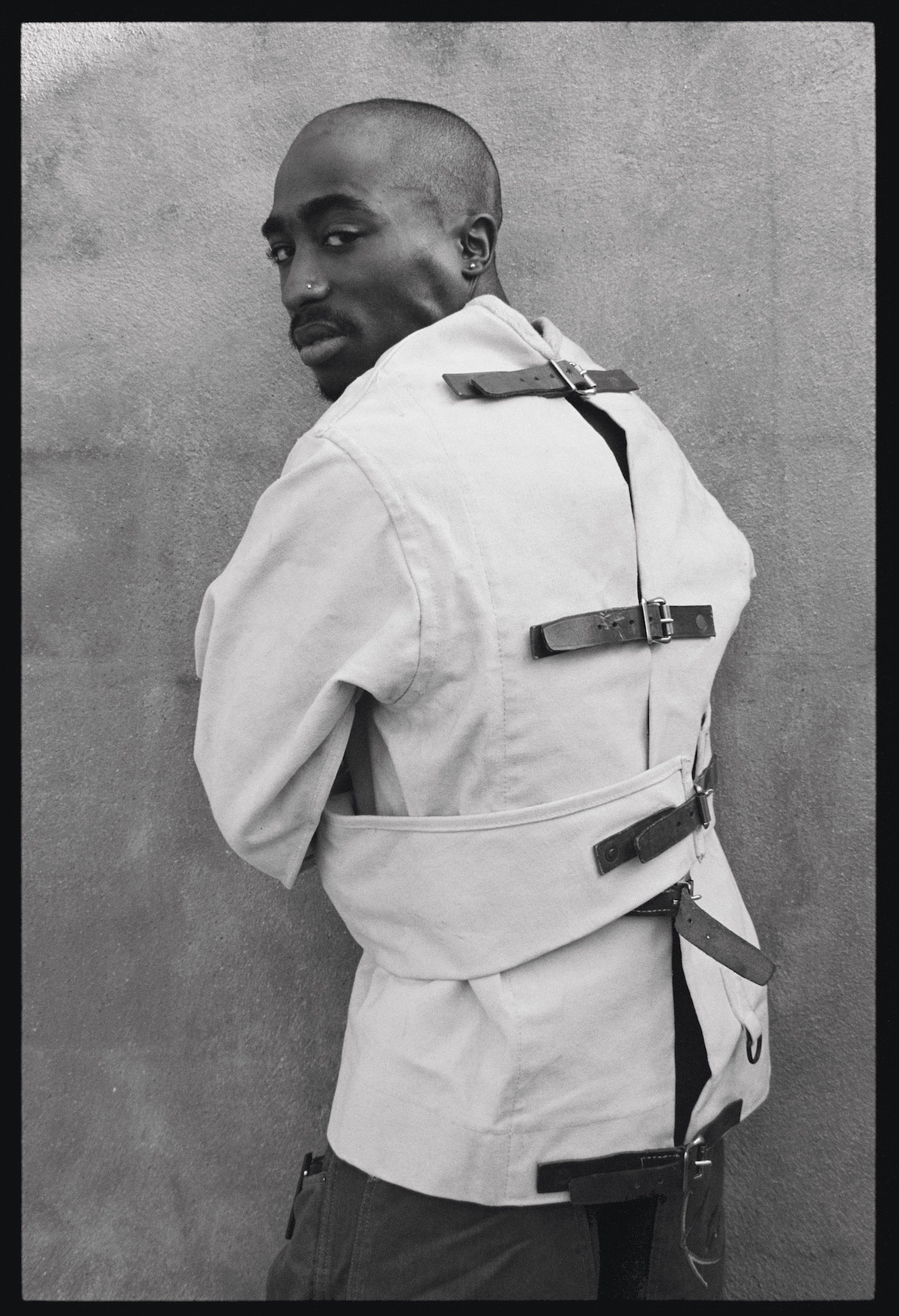 Portrait of Tupac in a Straight Jacket