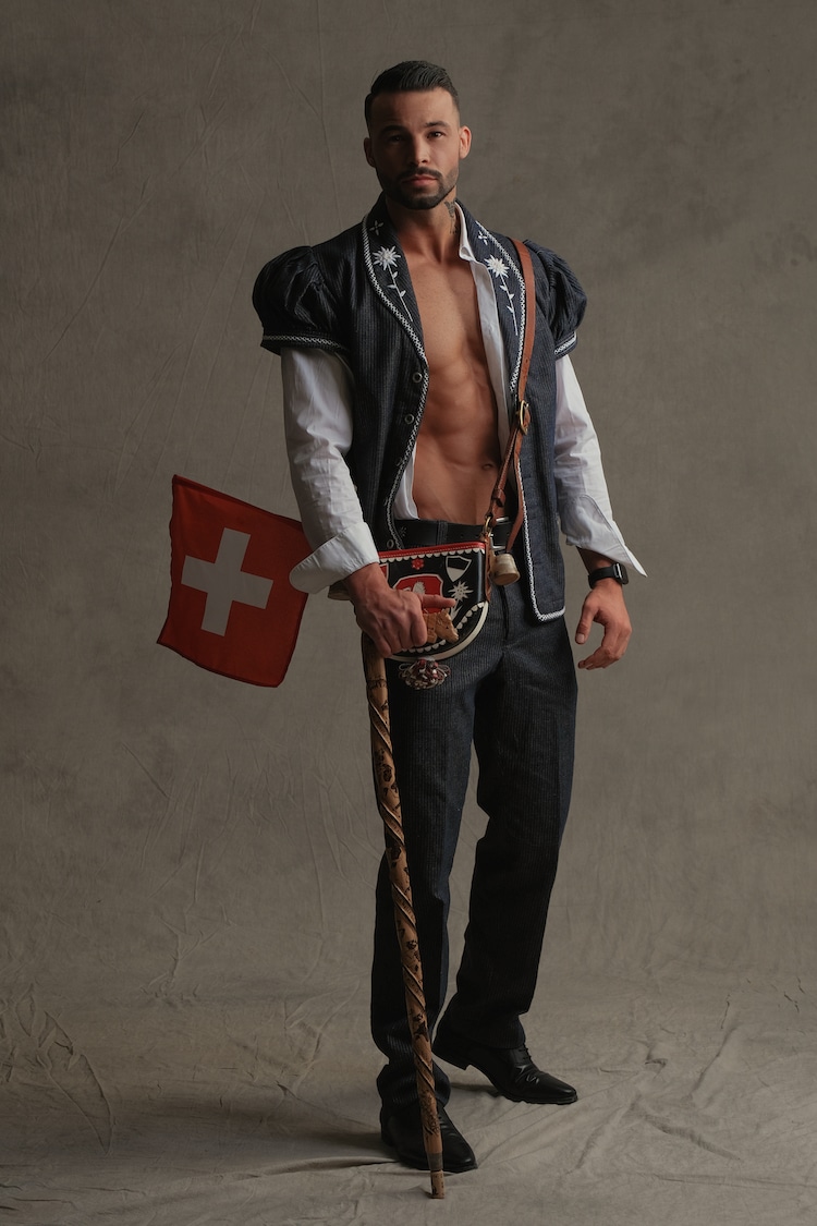 Mister Global 2022 Switzerland National Costumes