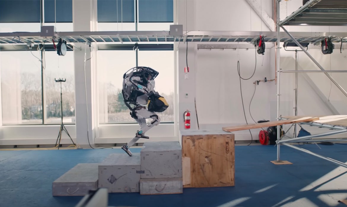 Boston Dynamics' Atlas Robot in Atlas Gets a Grip