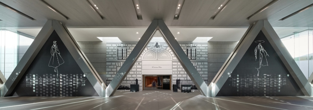 Architecture Seamlessly Integrates With Dior Retrospective
