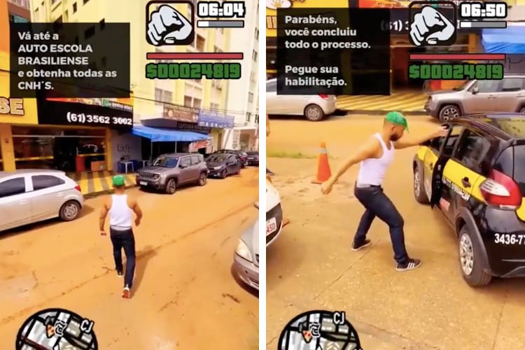 Brazilian Driving School Advertises Itself With a Brilliant Spot Inspired by GTA: San Andreas