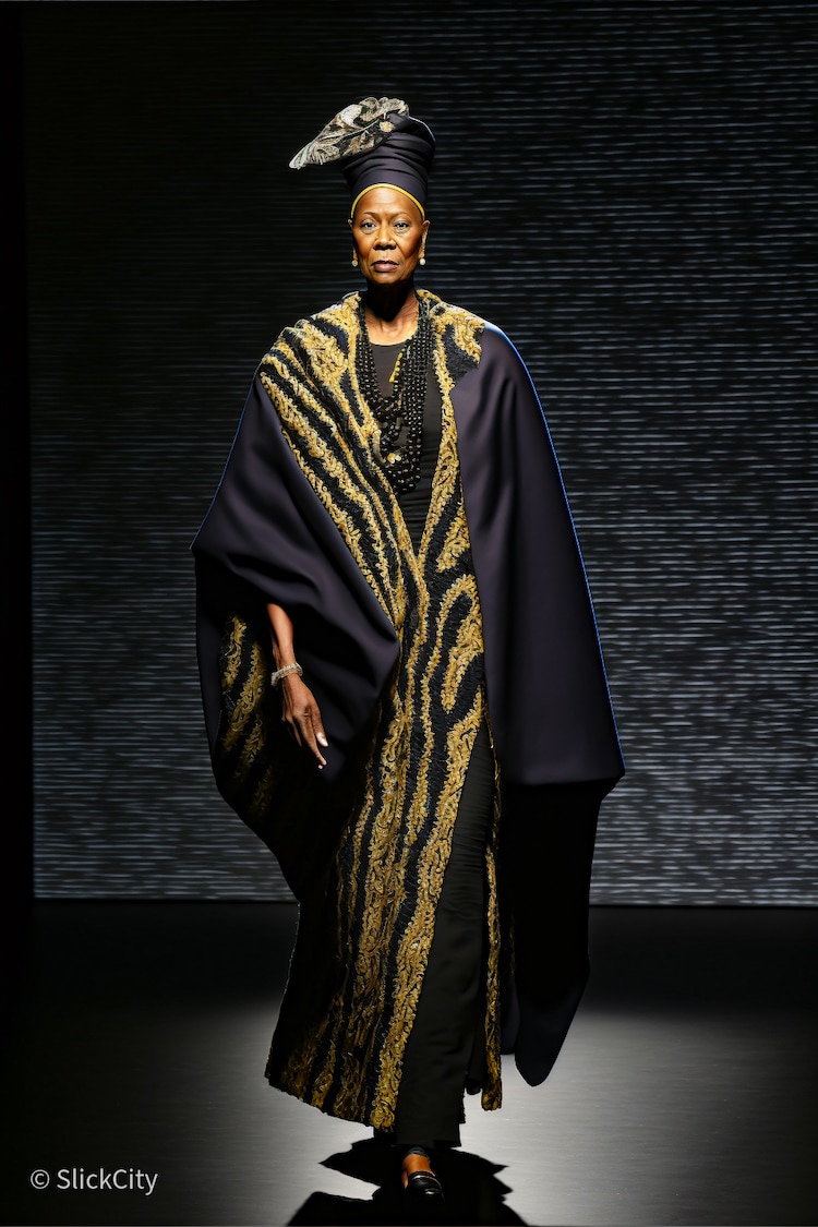 Nigerian AI artist creates a fashion show for elderly people