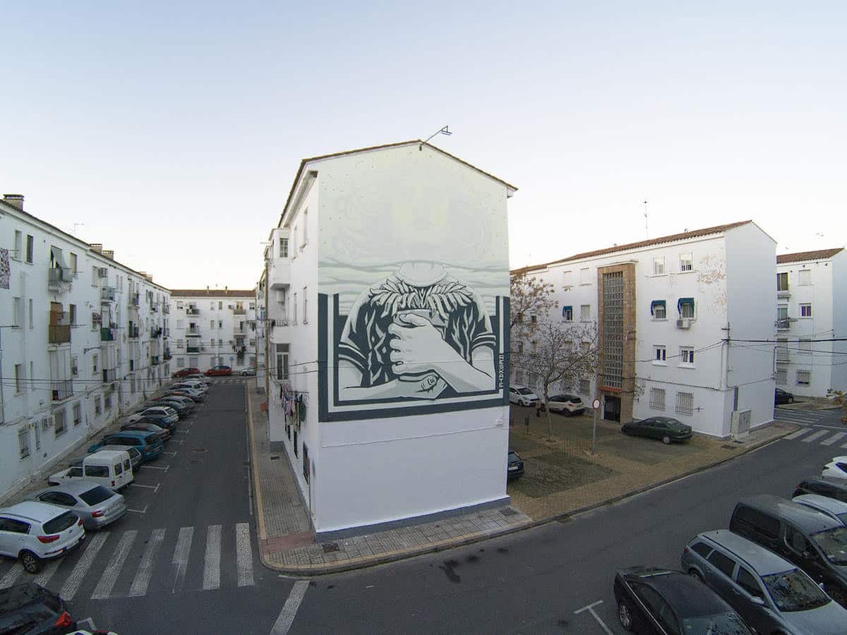 Light Sensitive Mural in Spain by Reskate Studio