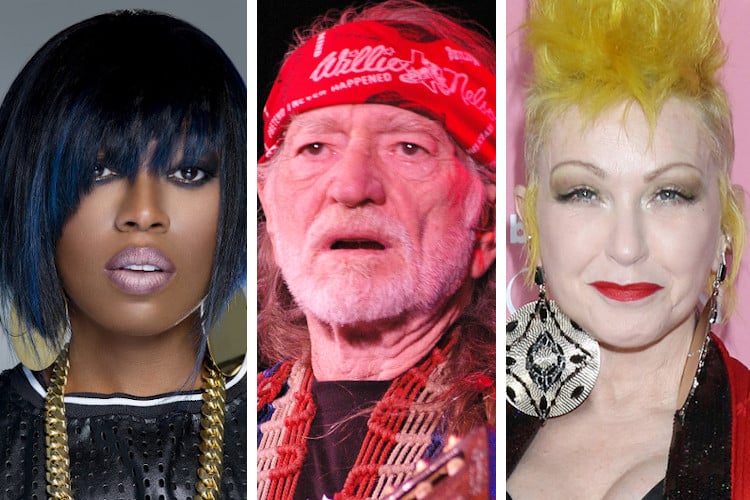 Missy Elliott, Willie Nelson, and Cyndi Lauper Score 2023 Rock & Roll