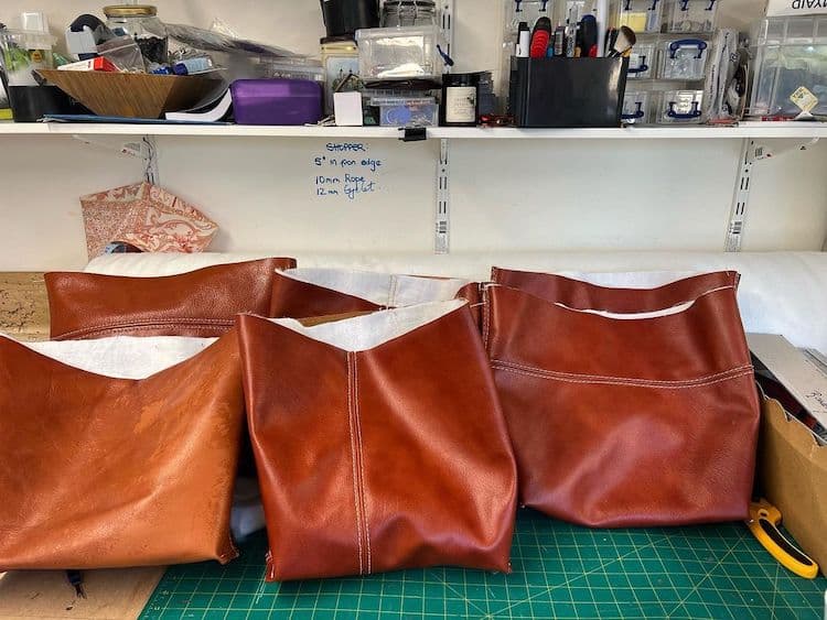 Upcycled Handbags From Couch