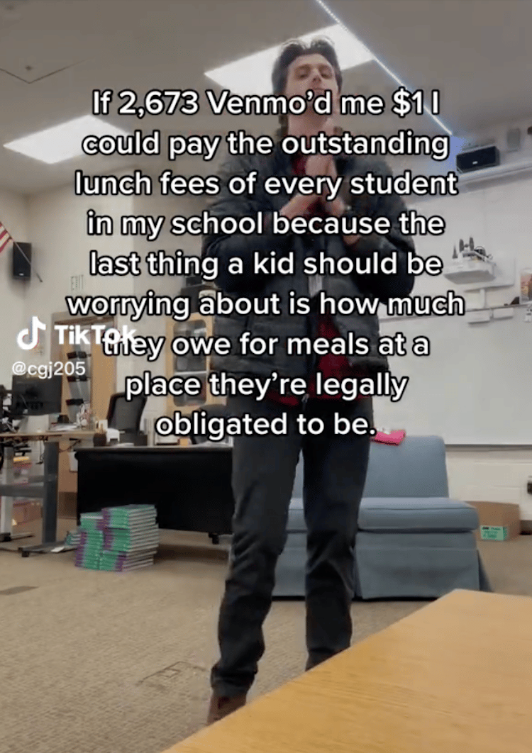 Teacher Raises Enough Money to Cancel Student Lunch Debt