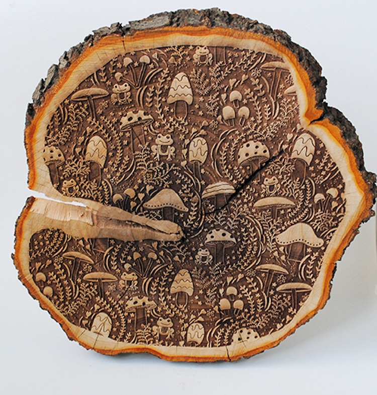 Wood Etchings by Zoe Feast