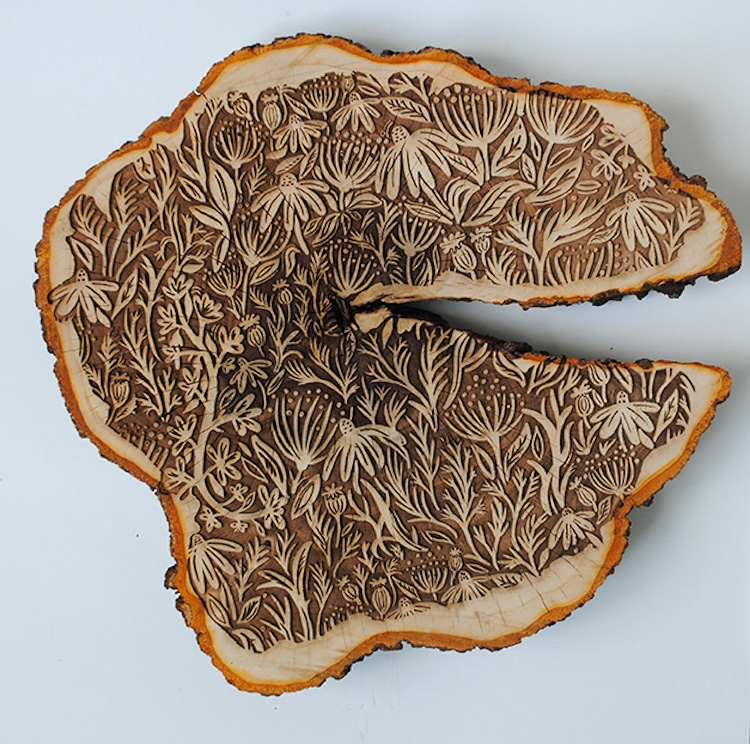 Wood Etchings by Zoe Feast