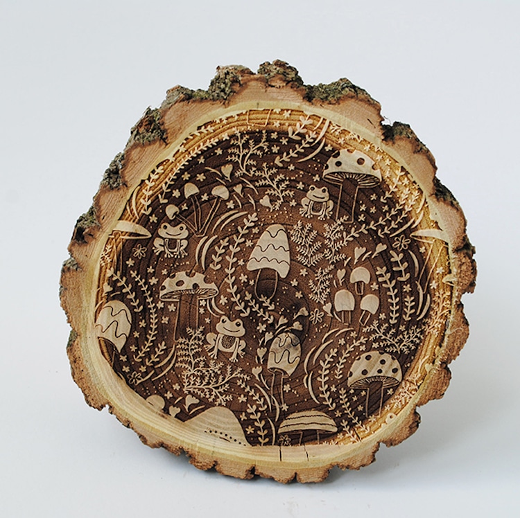 Wood Etchings by Zoe Feast