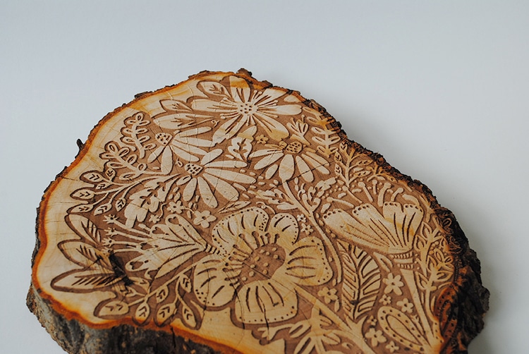 Wood Etchings by Zoe Feast