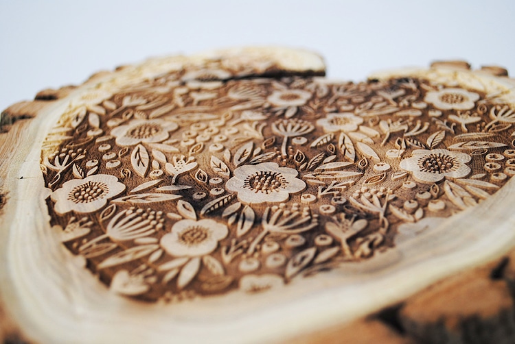 Wood Etchings by Zoe Feast