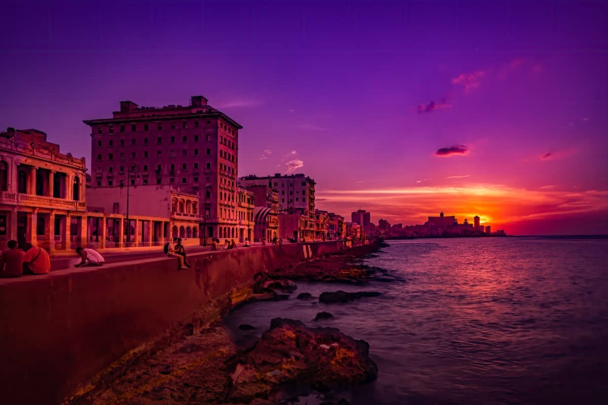 Sunset in Cuba by Michael Chinnici