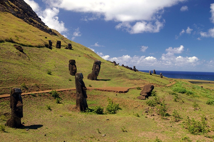 New Moai Statue Discovered in Dry Lake Bed on Easter Island