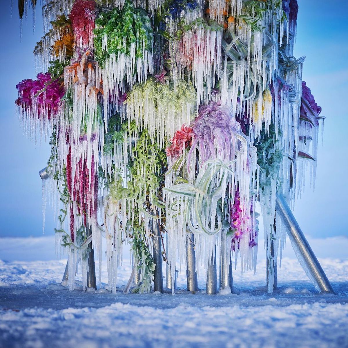Frozen Flower Installation by Azuma Makoto