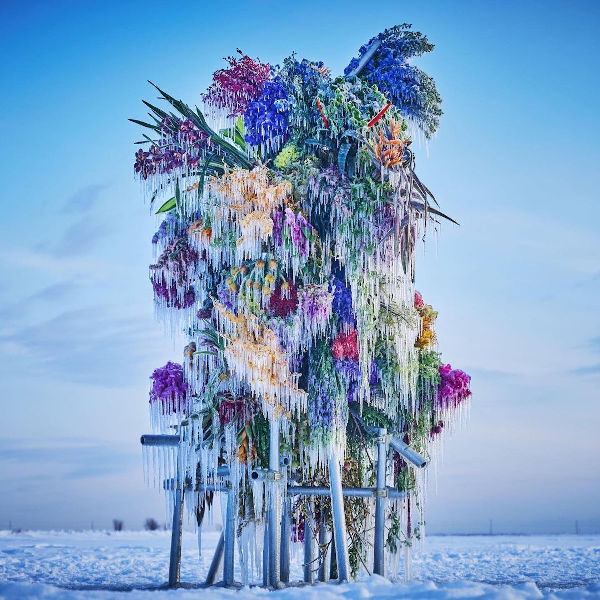 Frozen Flower Installation by Azuma Makoto