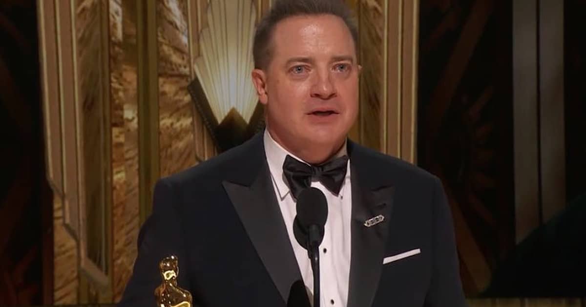 Watch Brendan Fraser's Emotional Oscars Acceptance Speech