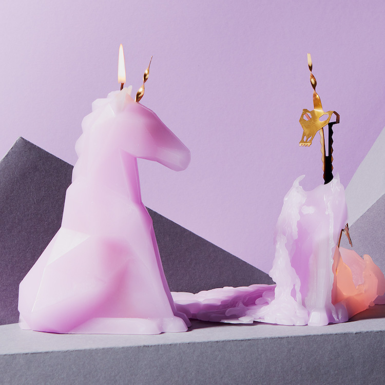 Unique Unicorn Candle by 54Celcius